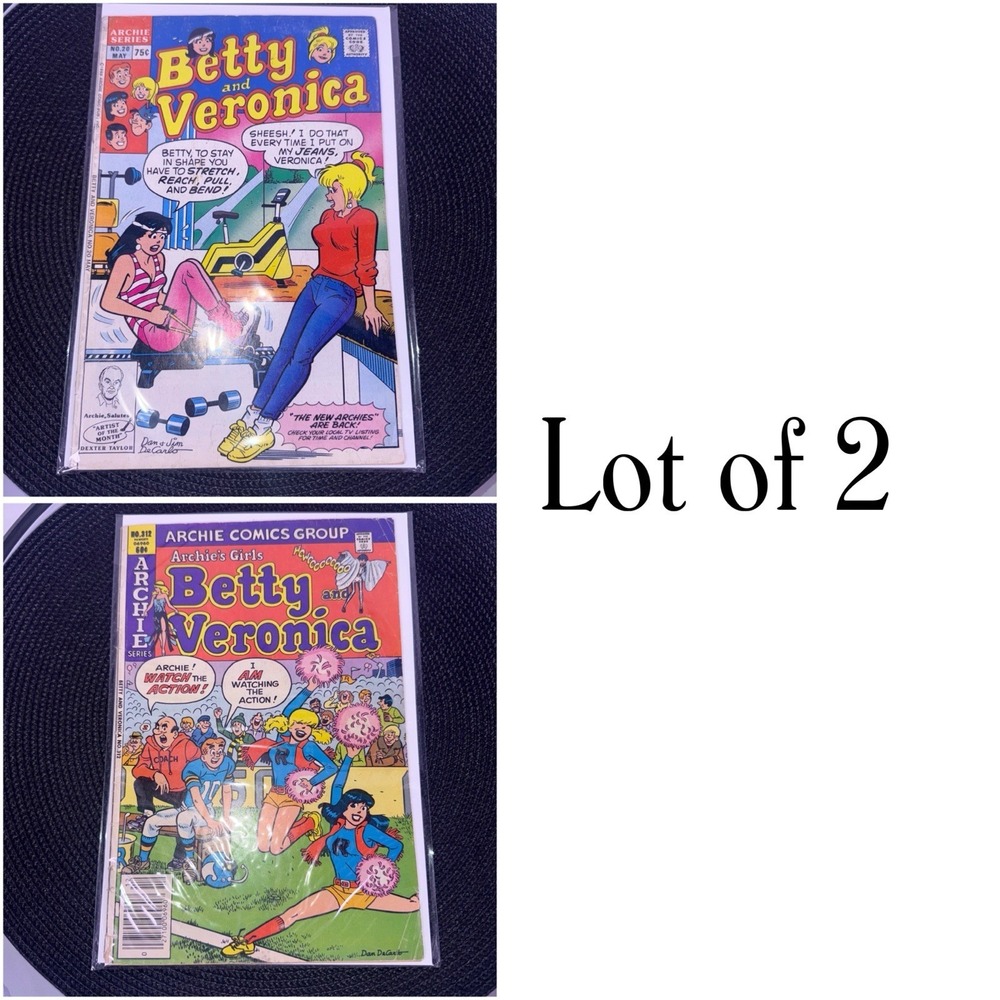 Vintage Lot of 2 Comics - Archie's Girls Betty & Veronica #20 & #312